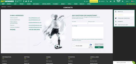 Toutes les informations relatives au service clients de Betwinner .